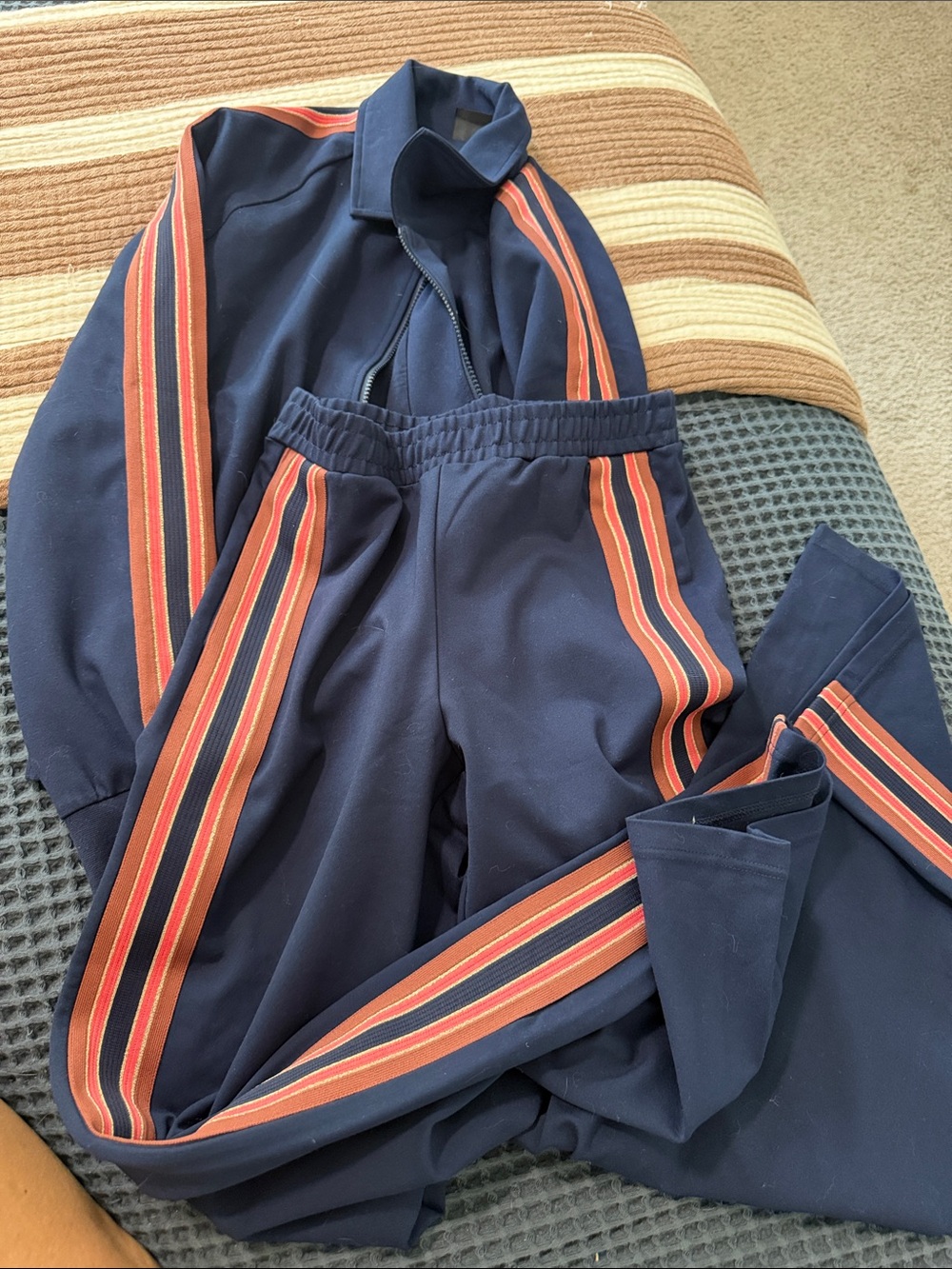 Matching track suit